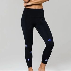 Onzie Black Evil Eye Foil Legging